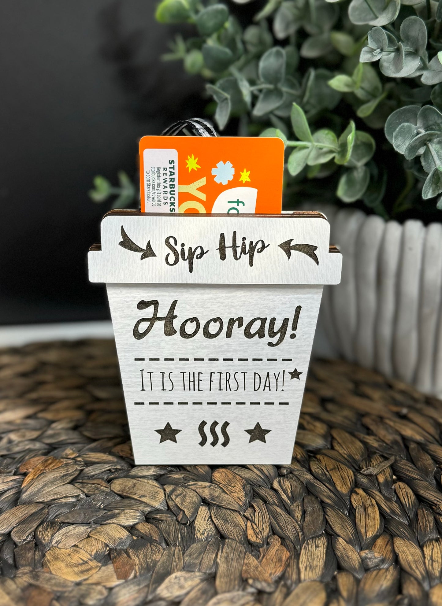 Back to School Teacher Gift Card Holder Ornament