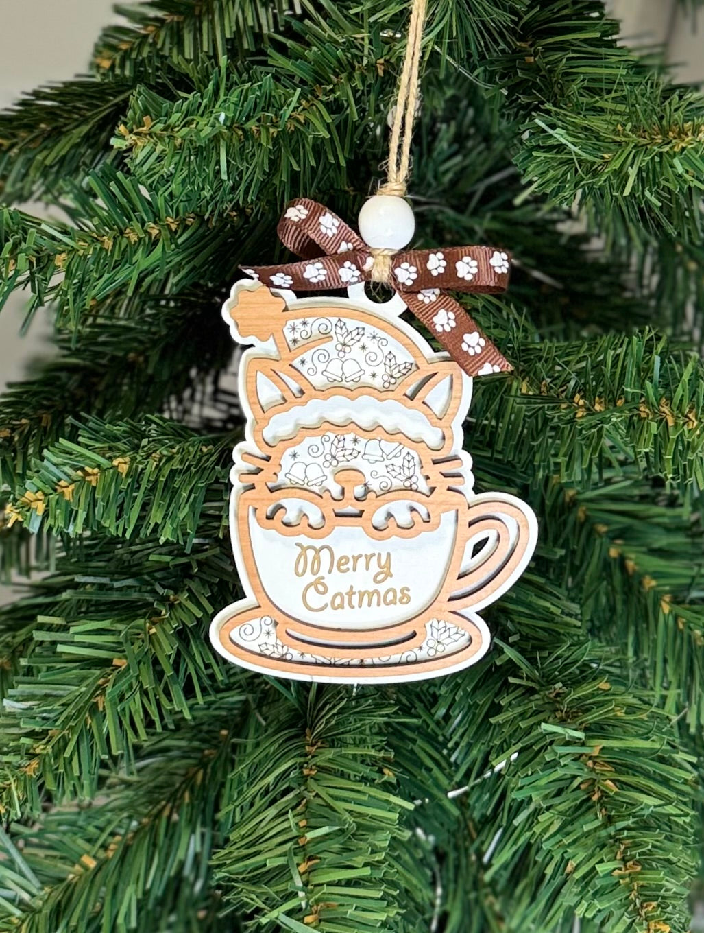 Silhouette Christmas Ornaments (Multiple Designs Available)