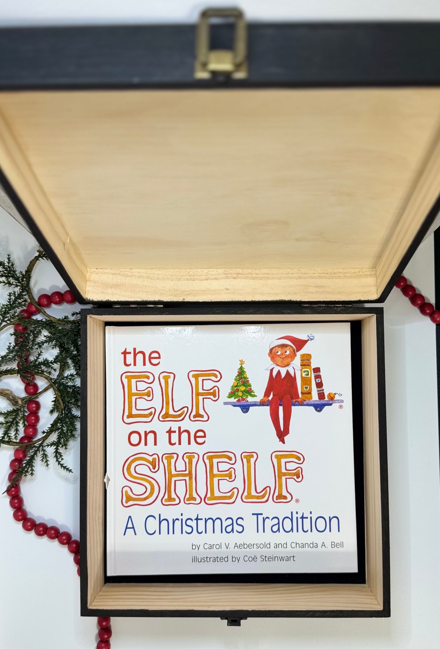 Personalized Wooden Christmas Keepsake Box
