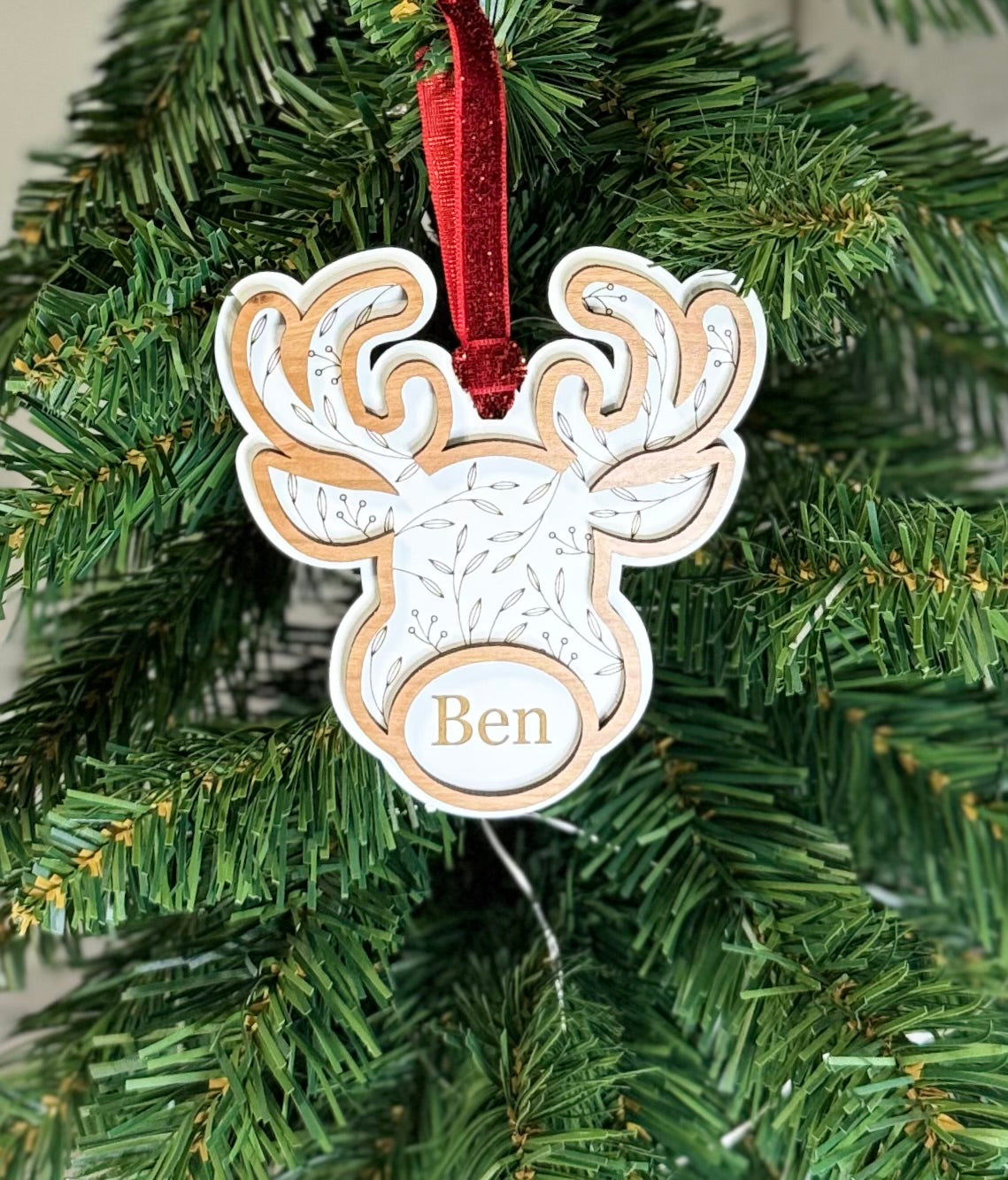 Silhouette Christmas Ornaments (Multiple Designs Available)