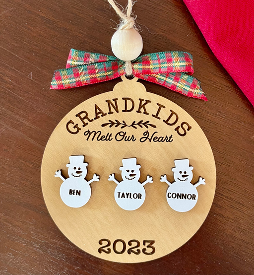 Grandkids Melt Our Heart Ornament