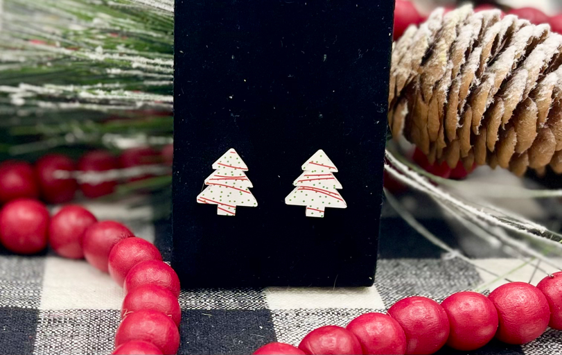 Snack Cake Stud Earrings