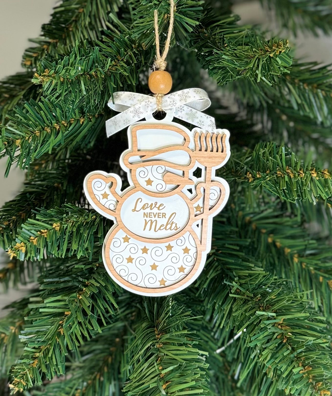Silhouette Christmas Ornaments (Multiple Designs Available)