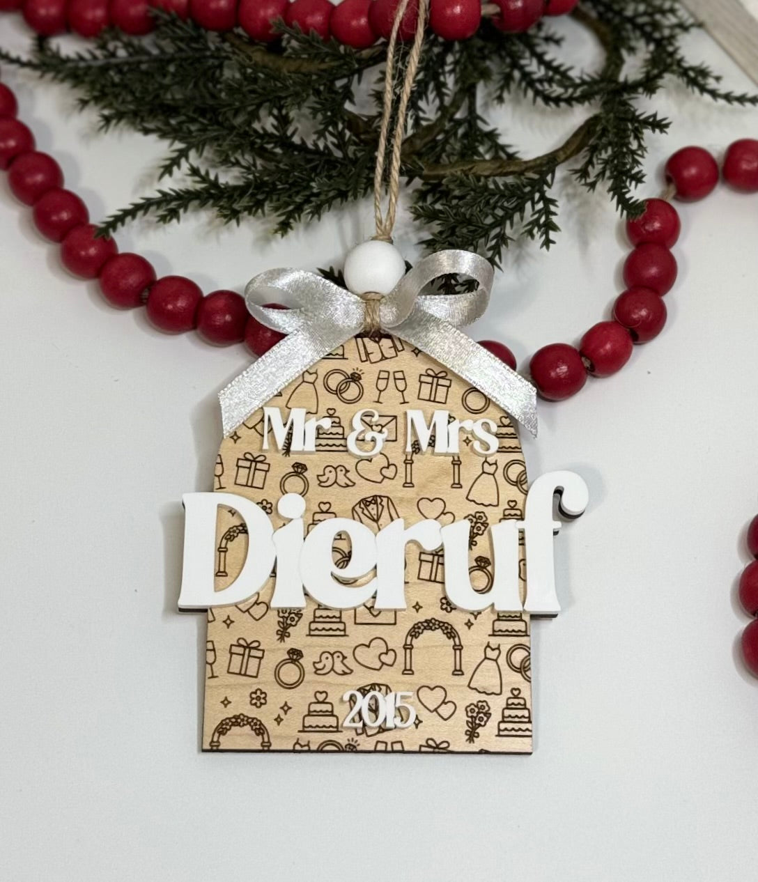 Wedding Christmas Ornament
