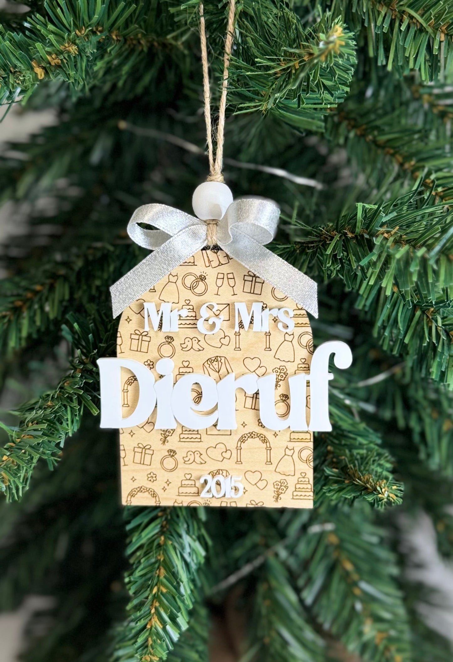 Wedding Christmas Ornament