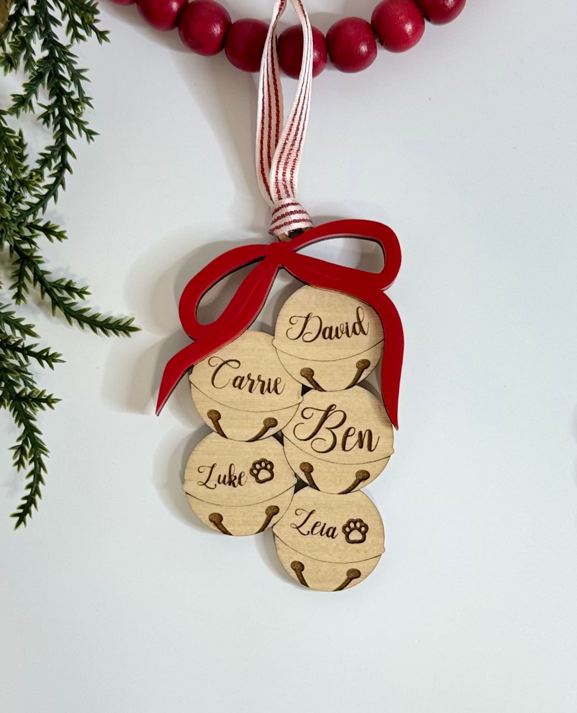 Jingle Bell Family Ornament