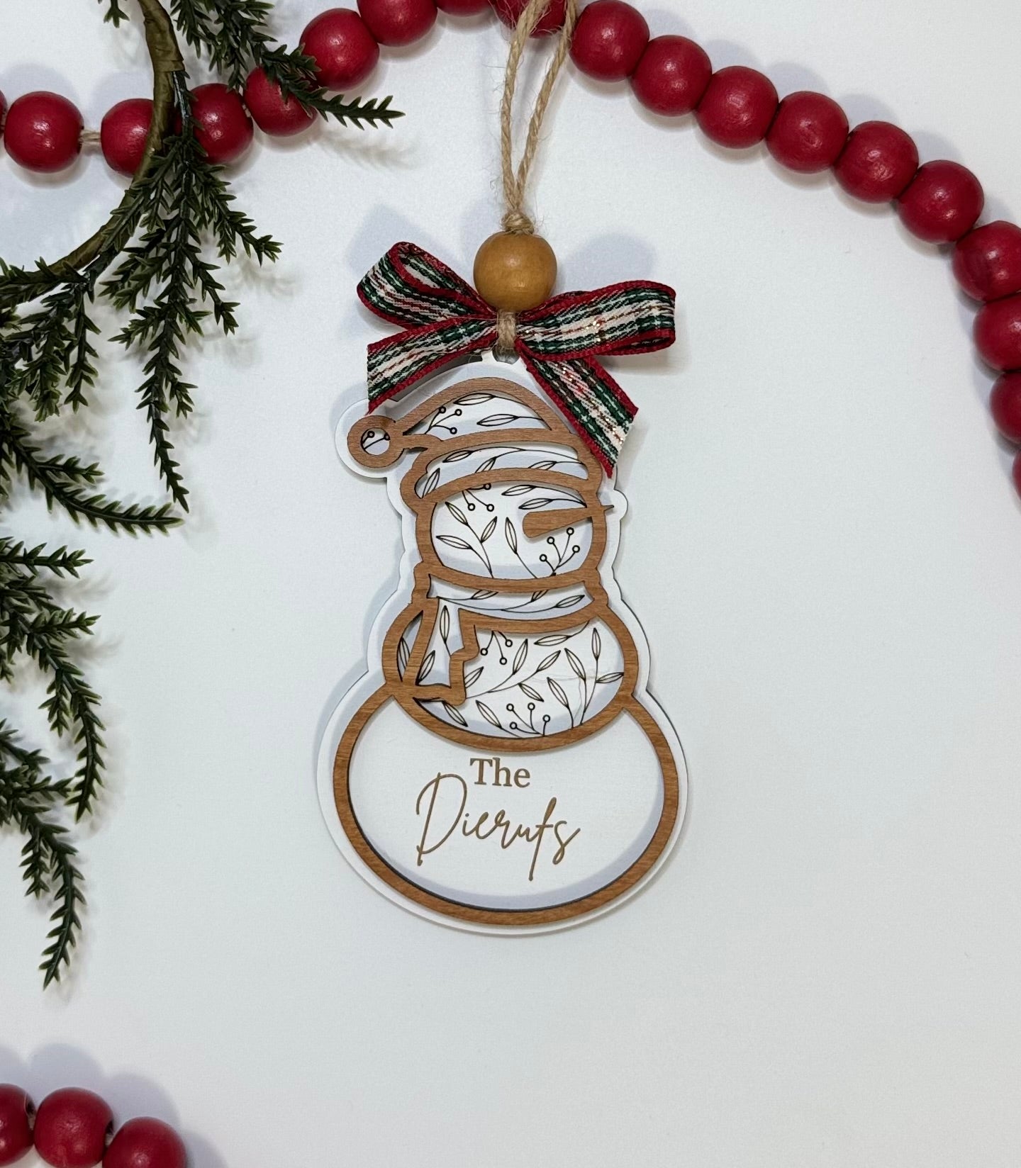 Silhouette Christmas Ornaments (Multiple Designs Available)