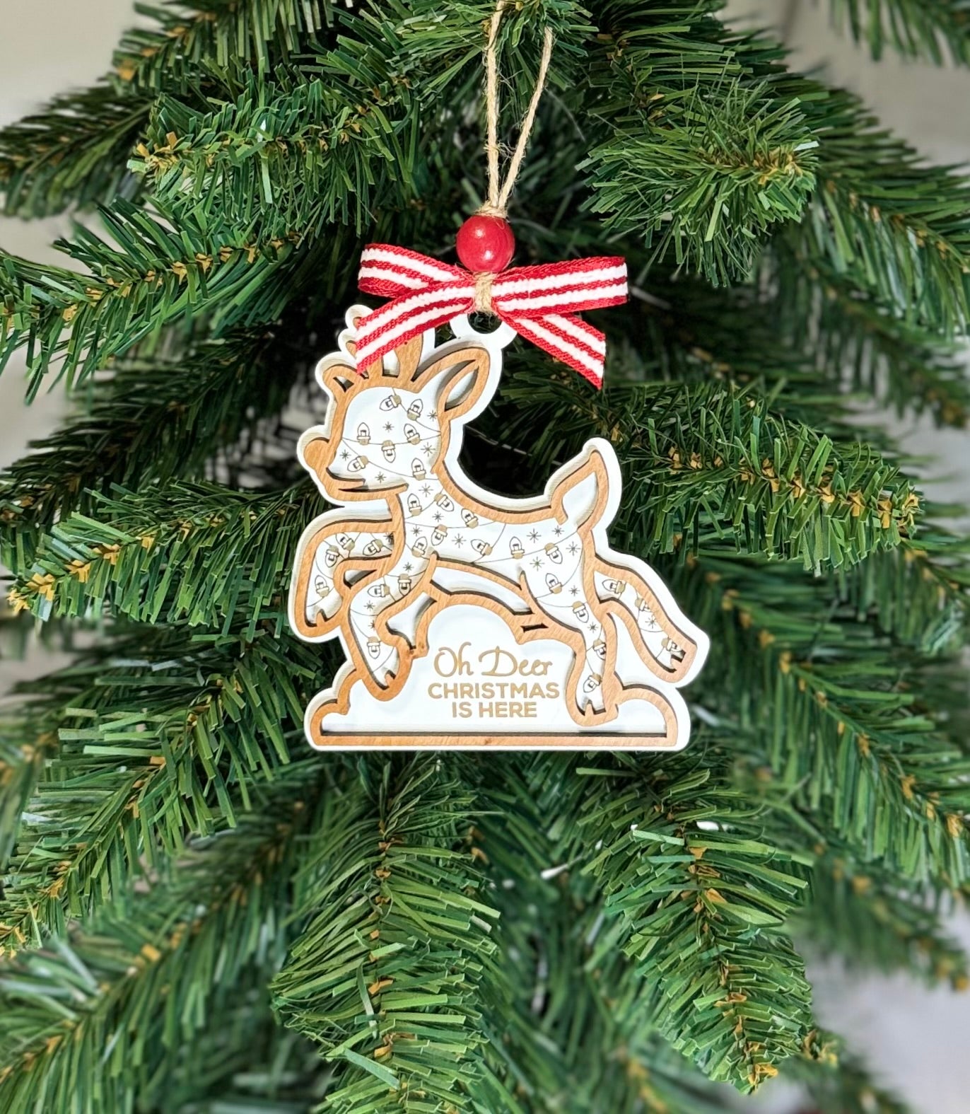 Silhouette Christmas Ornaments (Multiple Designs Available)