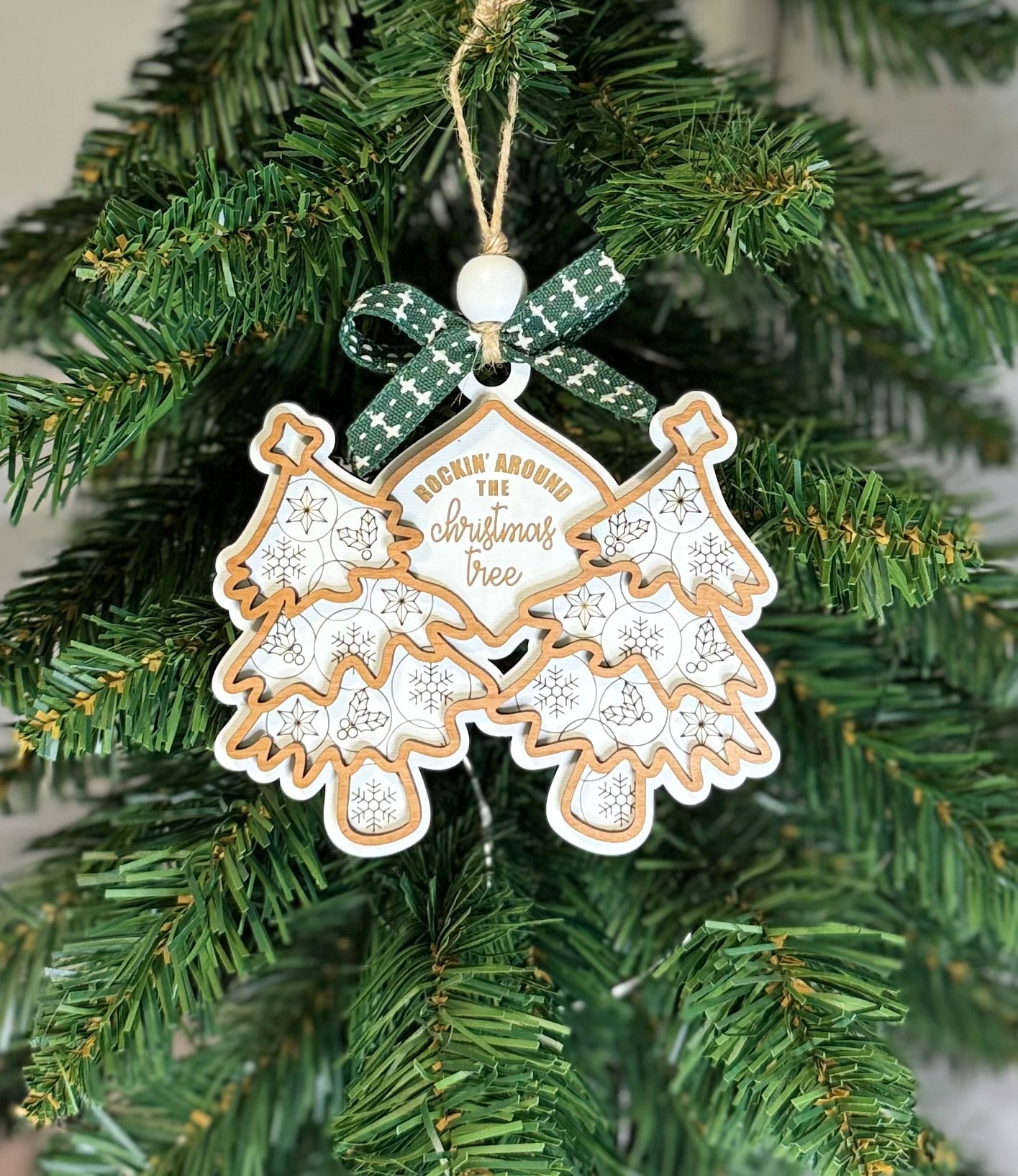 Silhouette Christmas Ornaments (Multiple Designs Available)