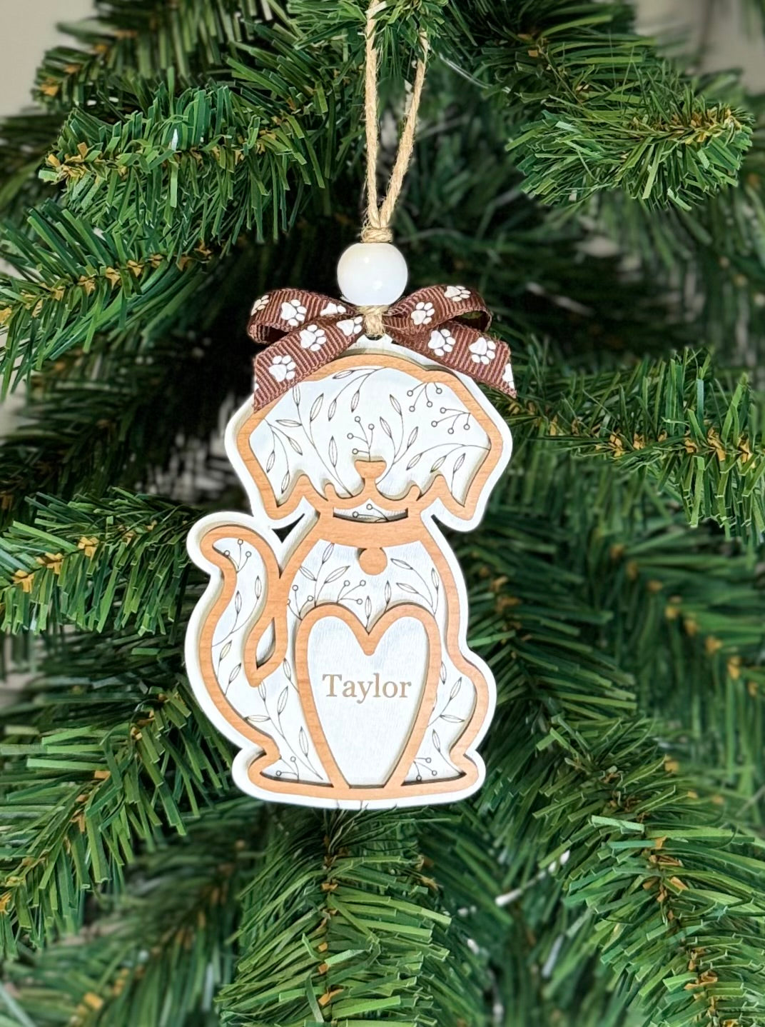 Silhouette Christmas Ornaments (Multiple Designs Available)
