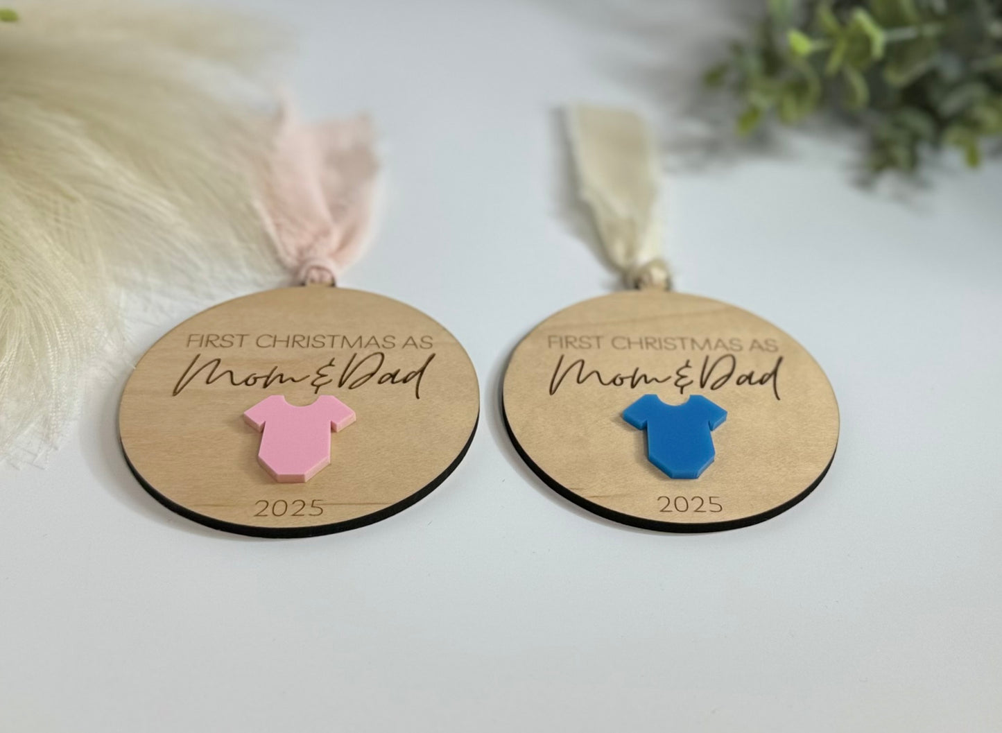 First Christmas as Mom & Dad Ornament