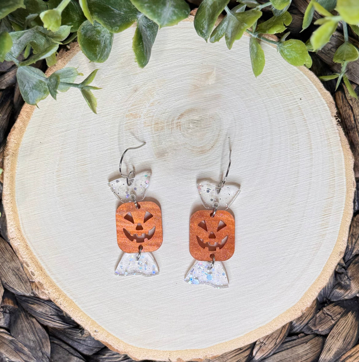 Halloween Candy Earrings