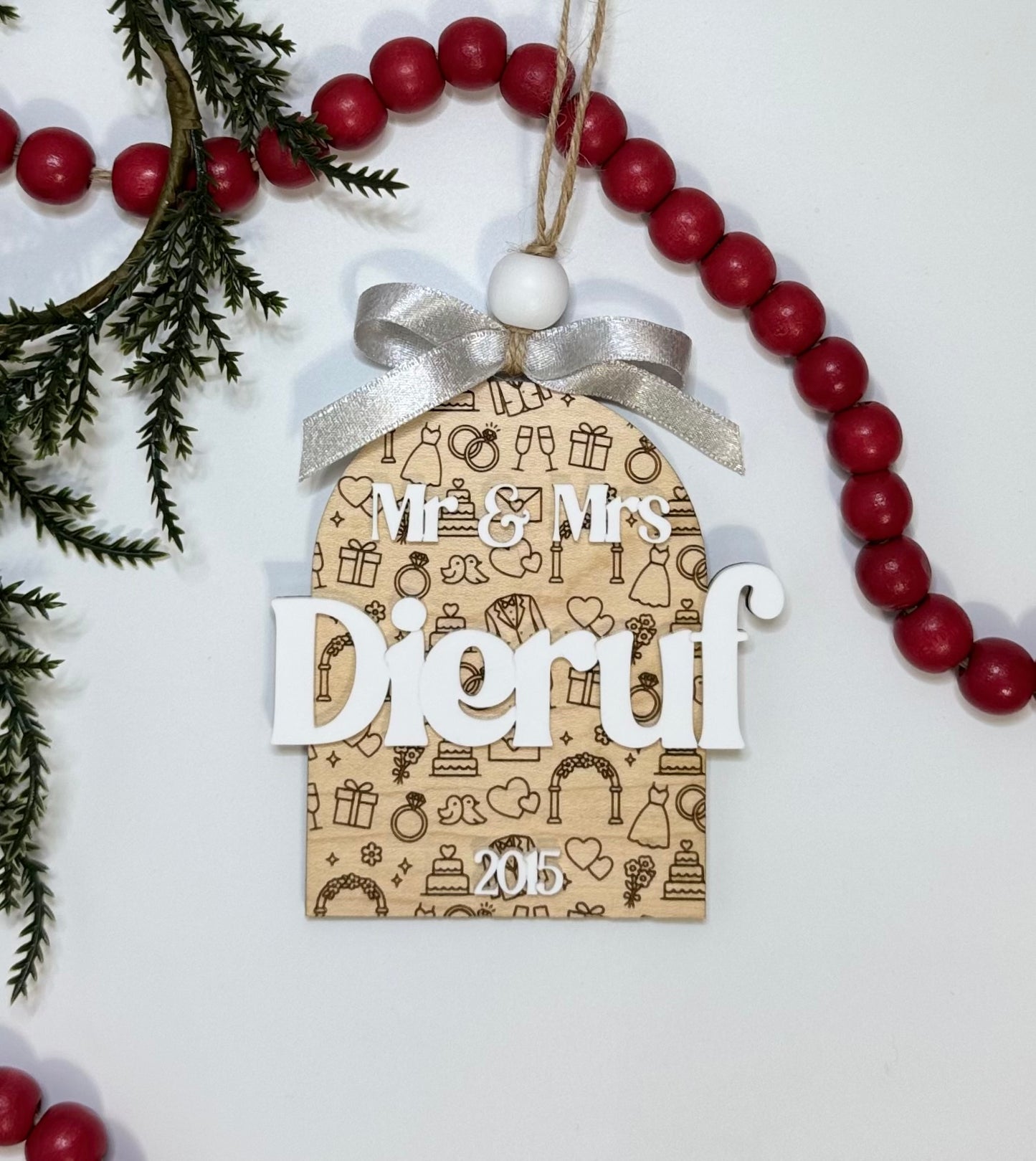 Wedding Christmas Ornament
