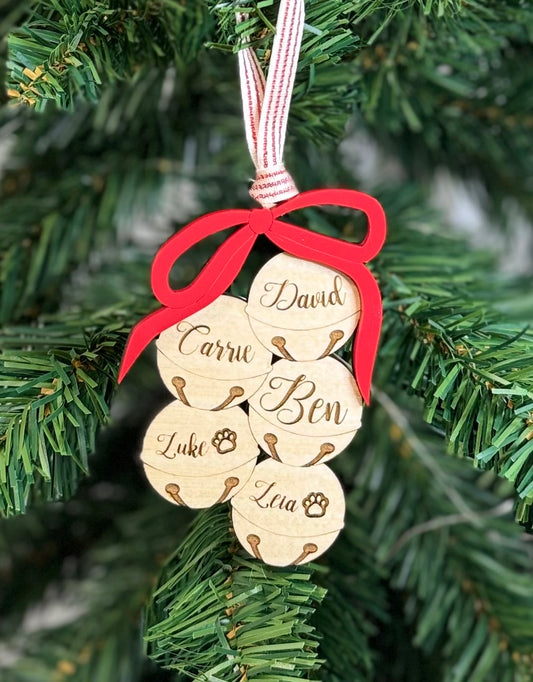 Jingle Bell Family Ornament