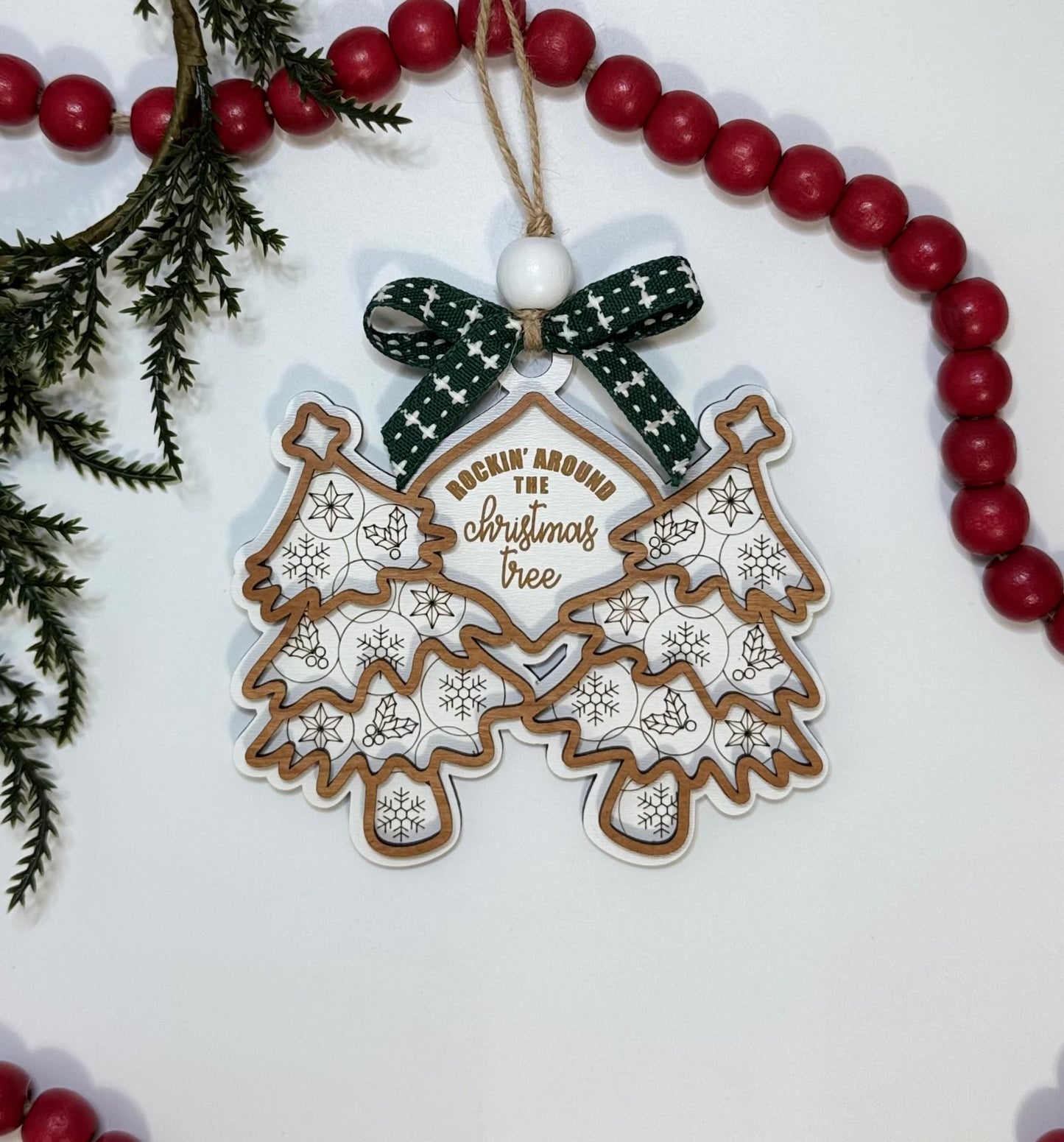 Silhouette Christmas Ornaments (Multiple Designs Available)