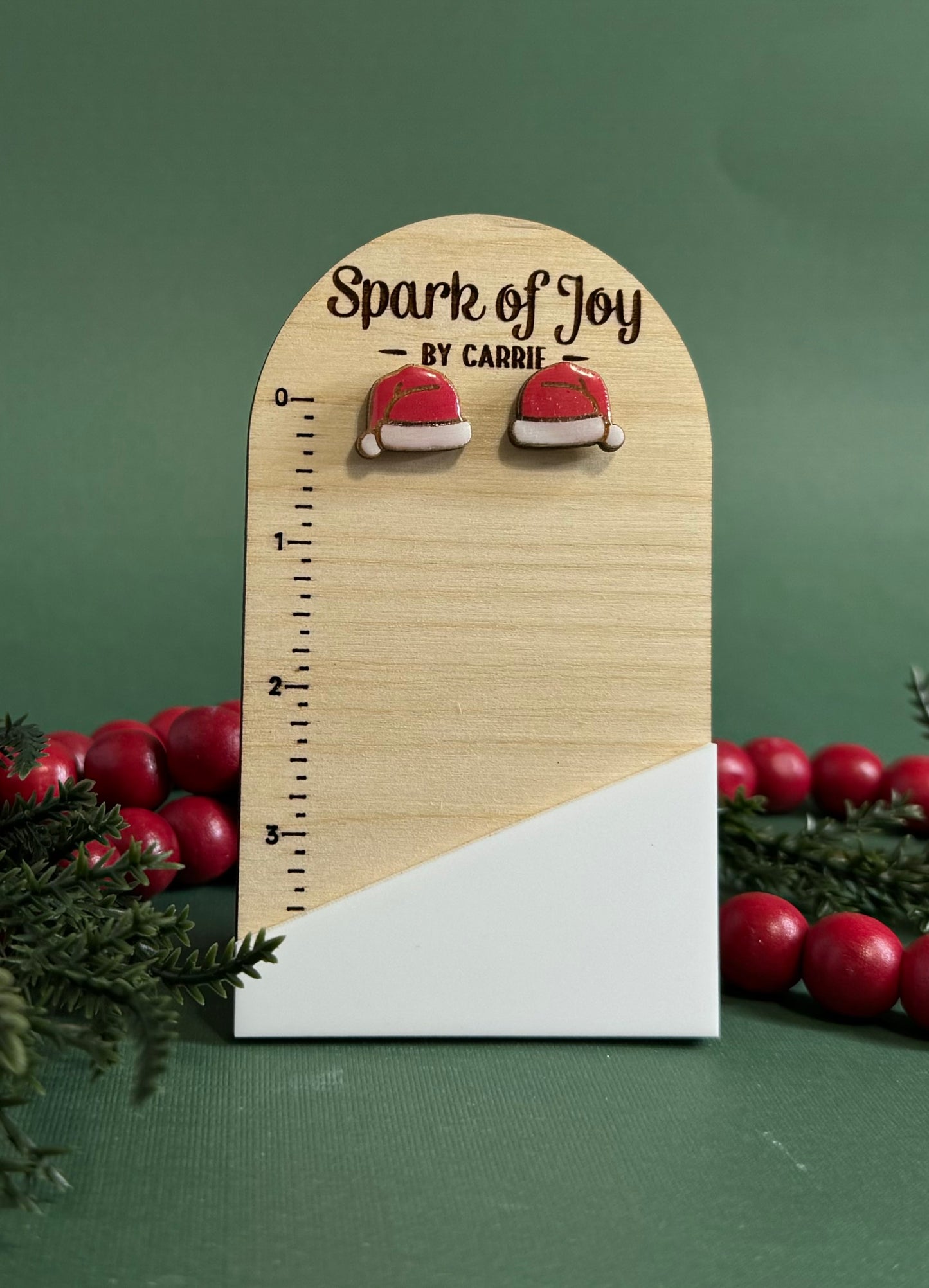 Santa Hat Stud Earrings
