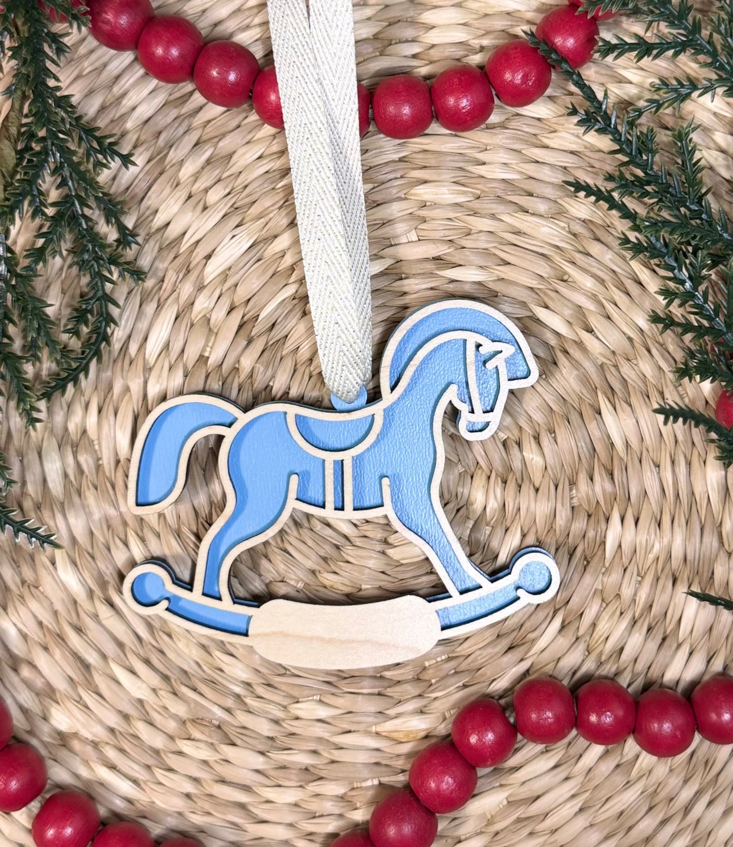Personalized Rocking Horse Ornament