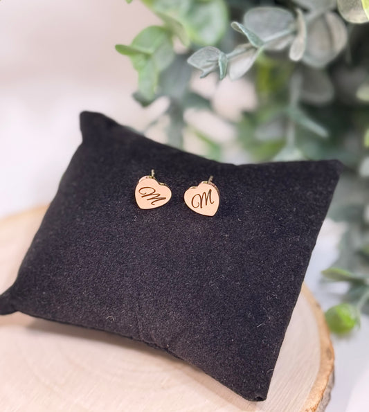 Heart Stud Earrings