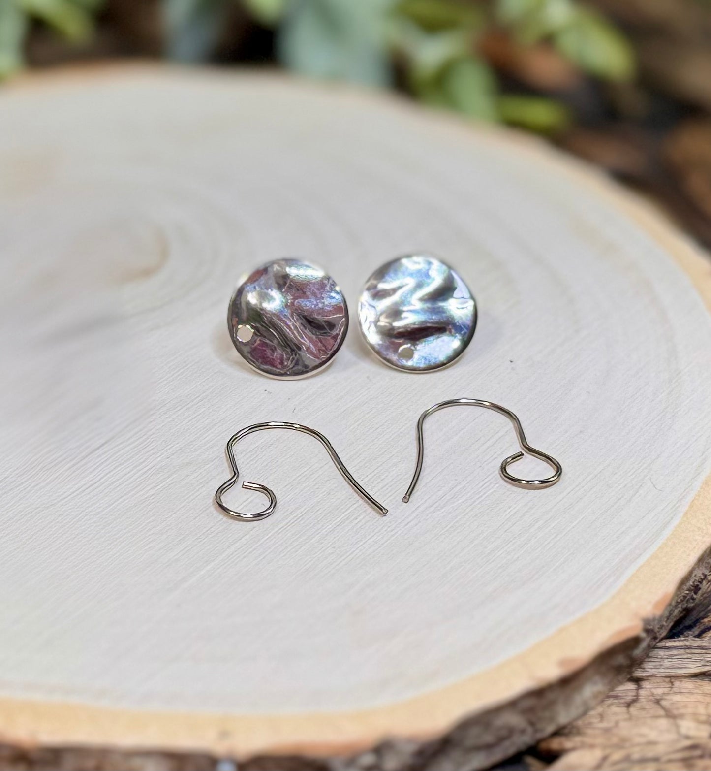 Mirrored Jockey Silk Dangle Earrings