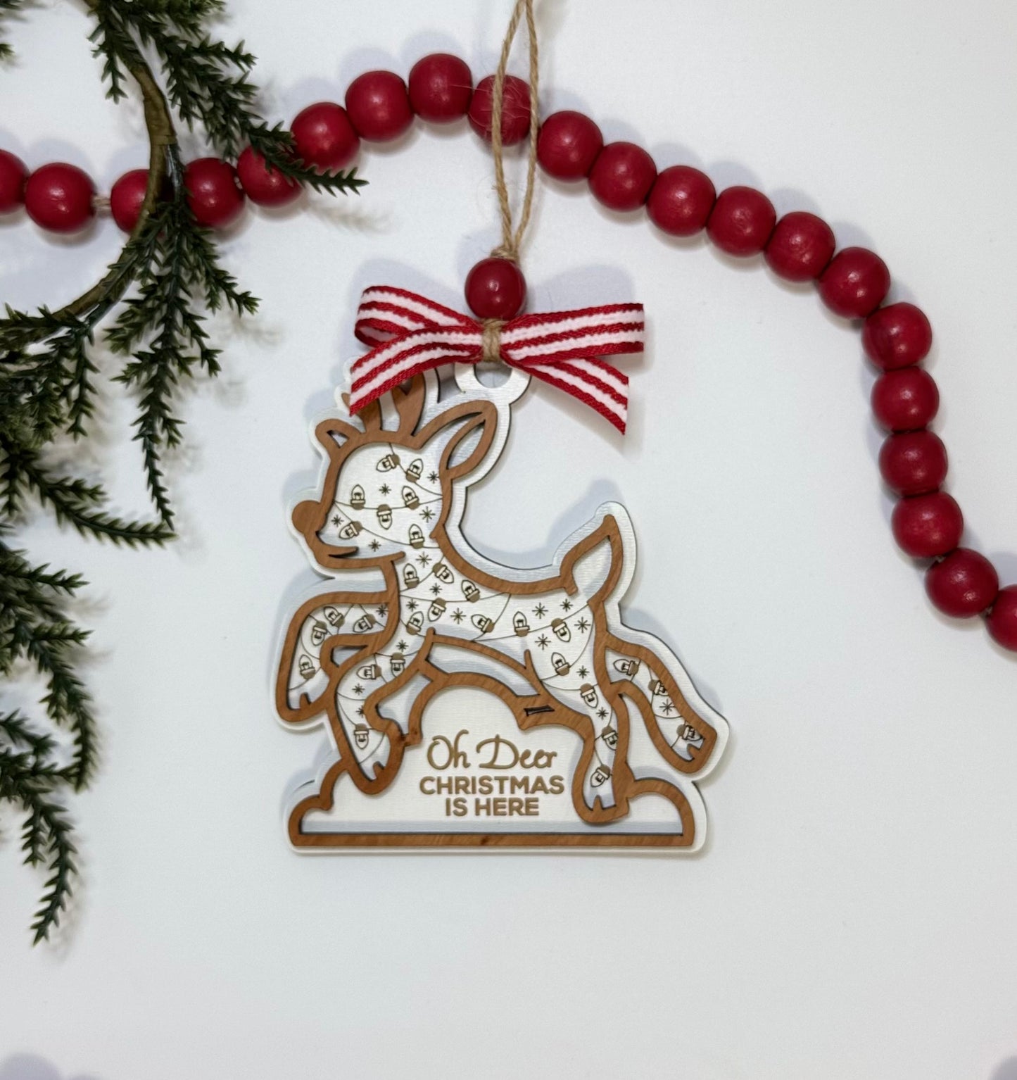 Silhouette Christmas Ornaments (Multiple Designs Available)