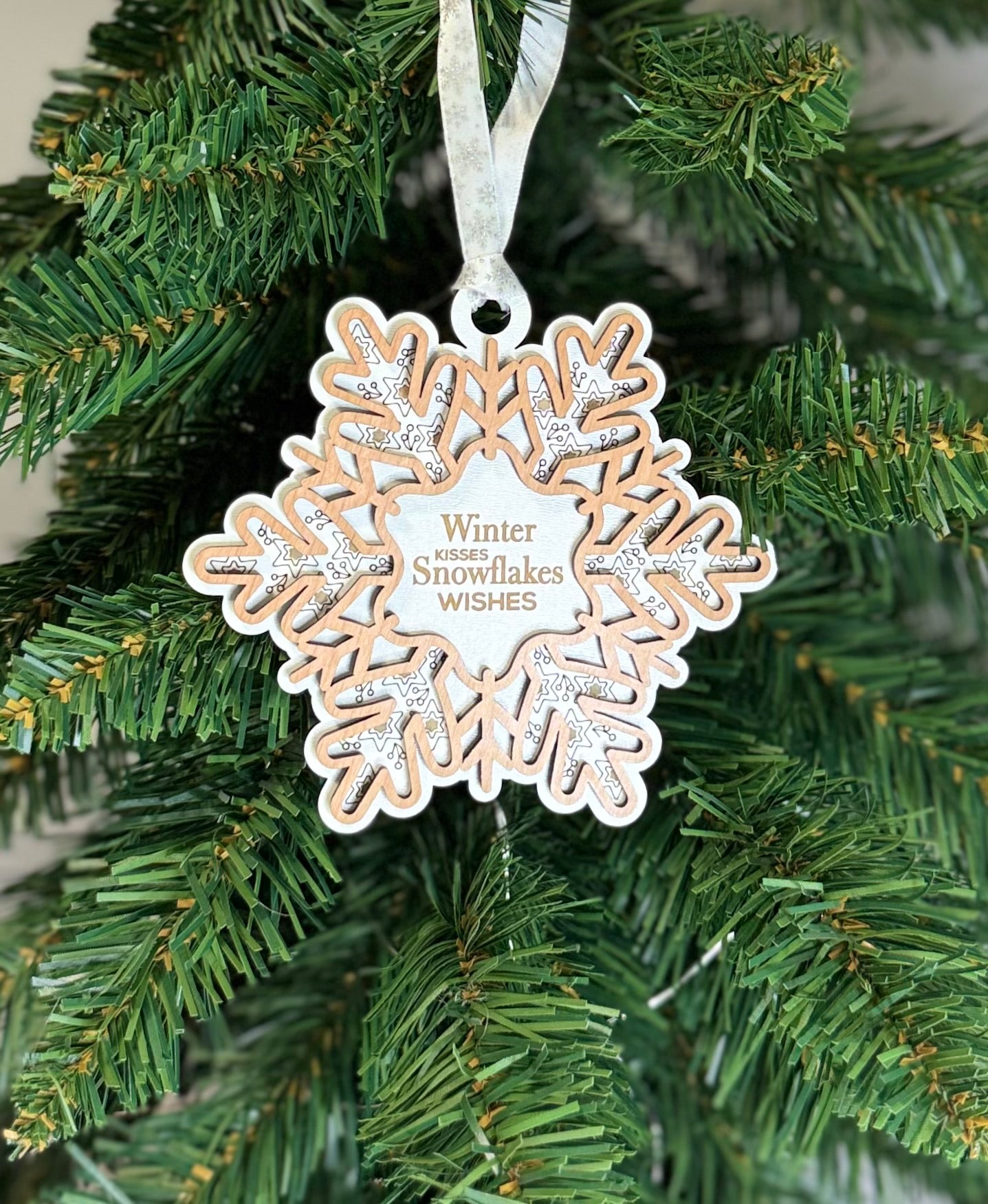 Silhouette Christmas Ornaments (Multiple Designs Available)