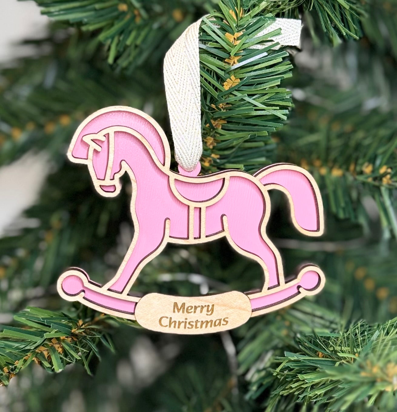 Personalized Rocking Horse Ornament