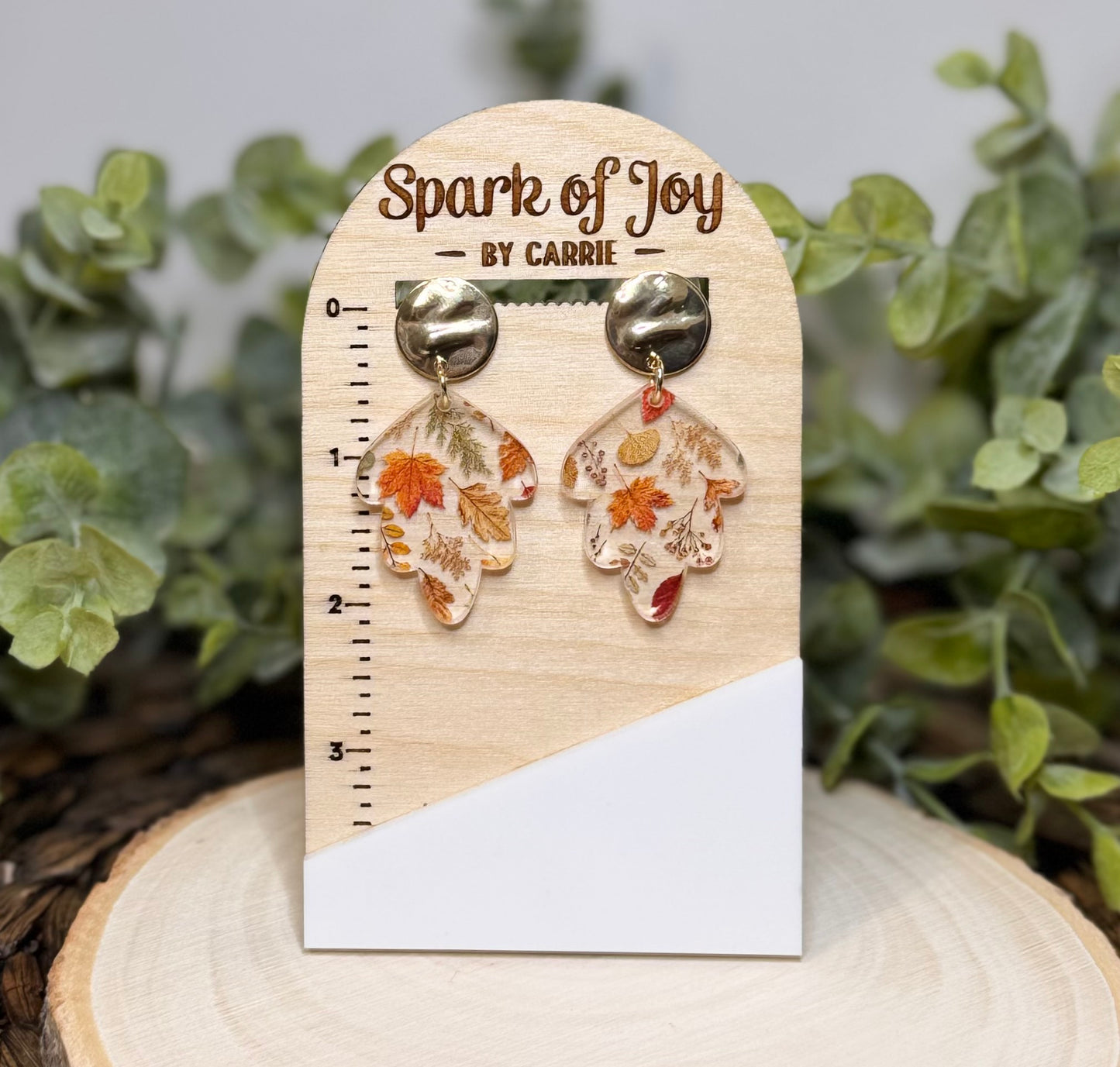 Fall Leaves Dangle Earrings