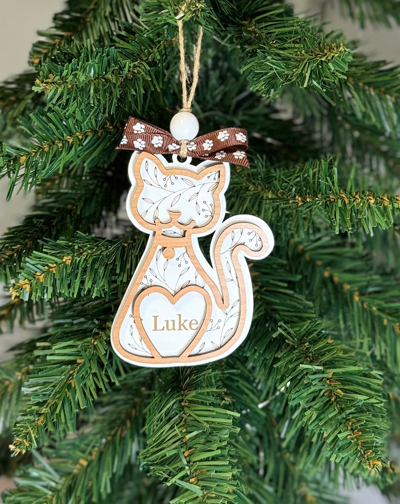 Silhouette Christmas Ornaments (Multiple Designs Available)