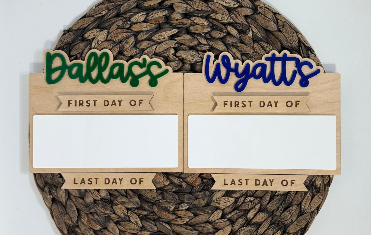 First/Last Day School Dry Erase Board Sign