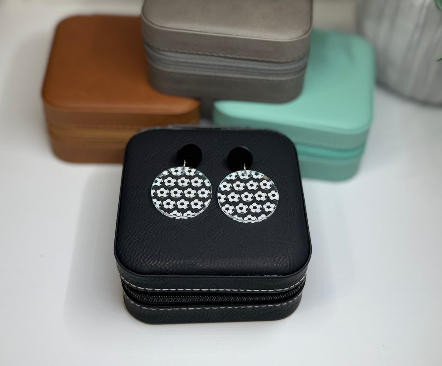 Soccer Earrings (Multiple Options)