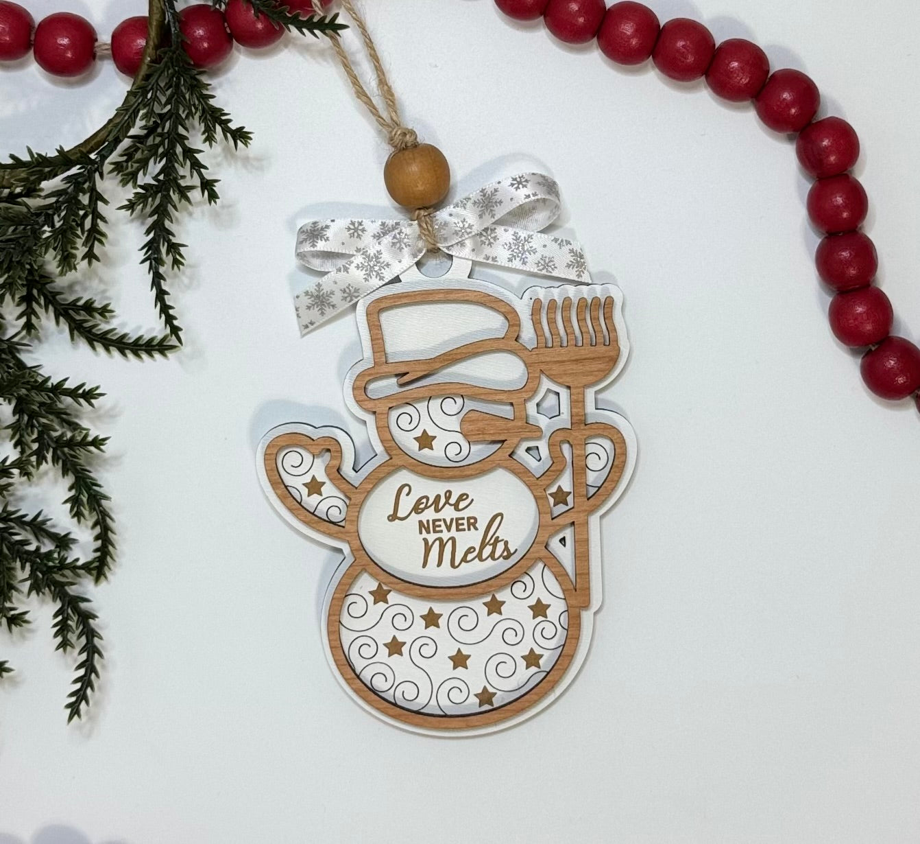 Silhouette Christmas Ornaments (Multiple Designs Available)