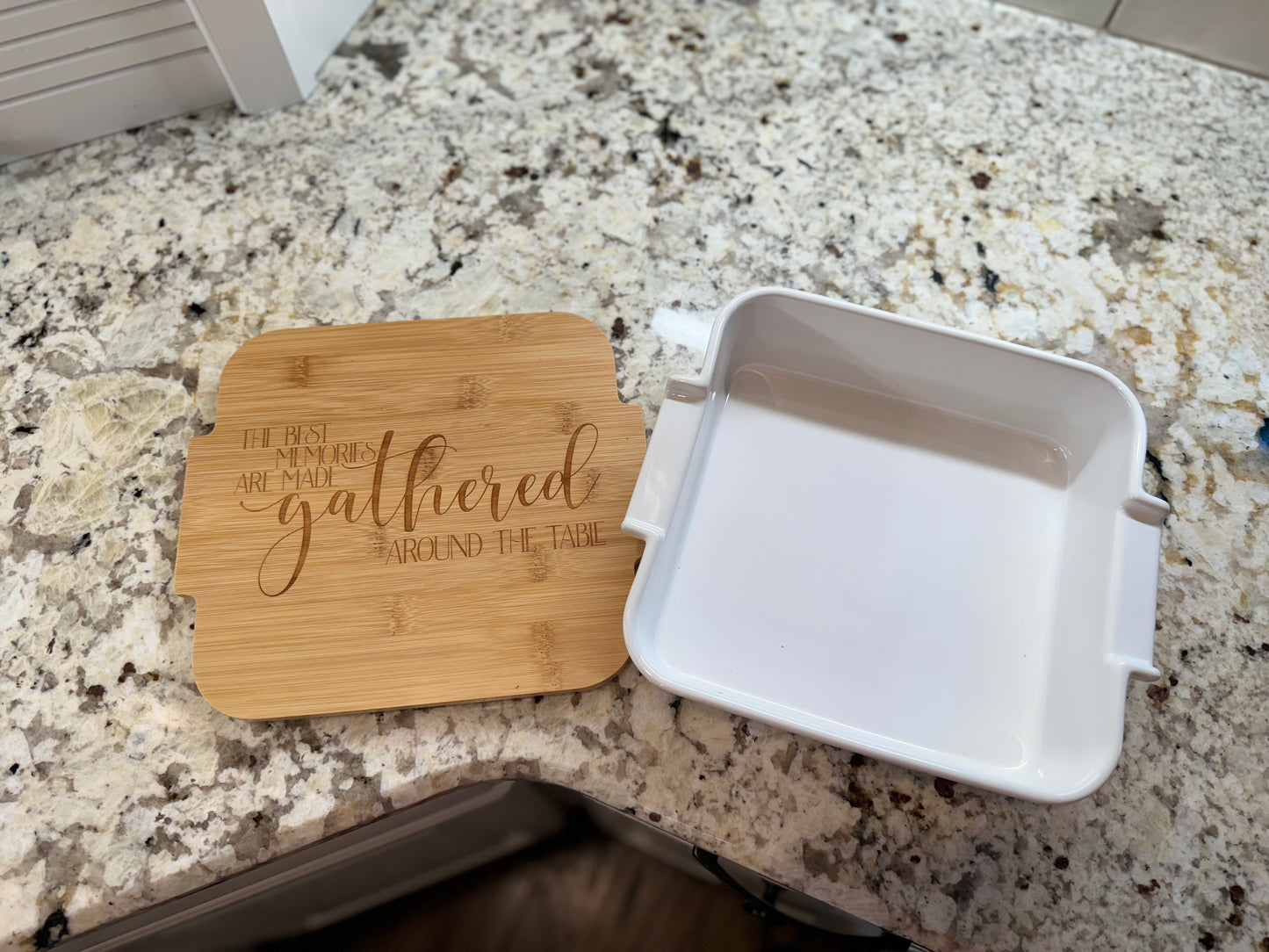 Personalized Ceramic Casserole Dish