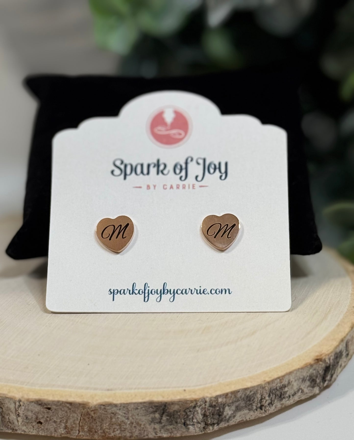 Heart Stud Earrings