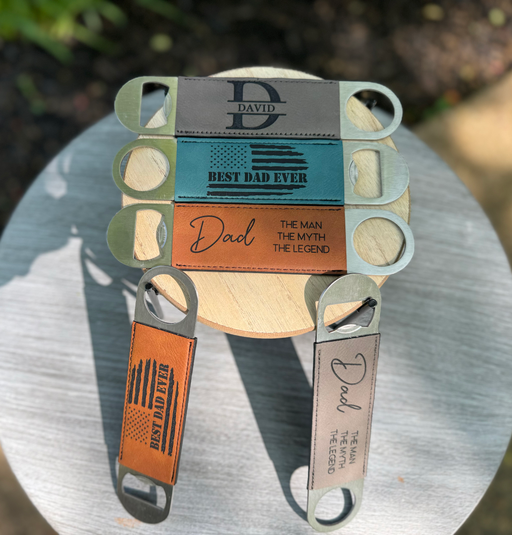 Personalized Leatherette Bottle Opener