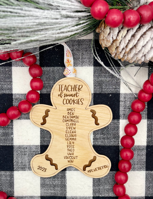 Gingerbread Classroom Teacher Ornament