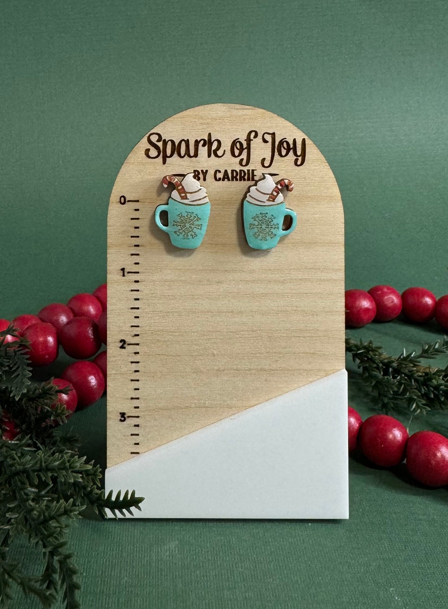 Hot Cocoa Mug Stud Earrings