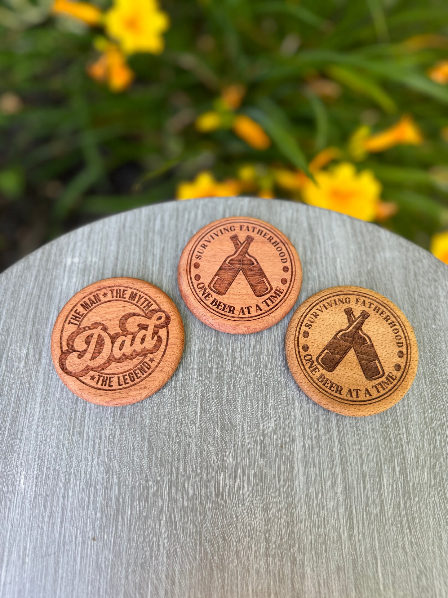 Personalized Magnetic Wooden Bottle Openers