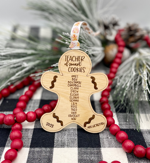 Gingerbread Classroom Teacher Ornament