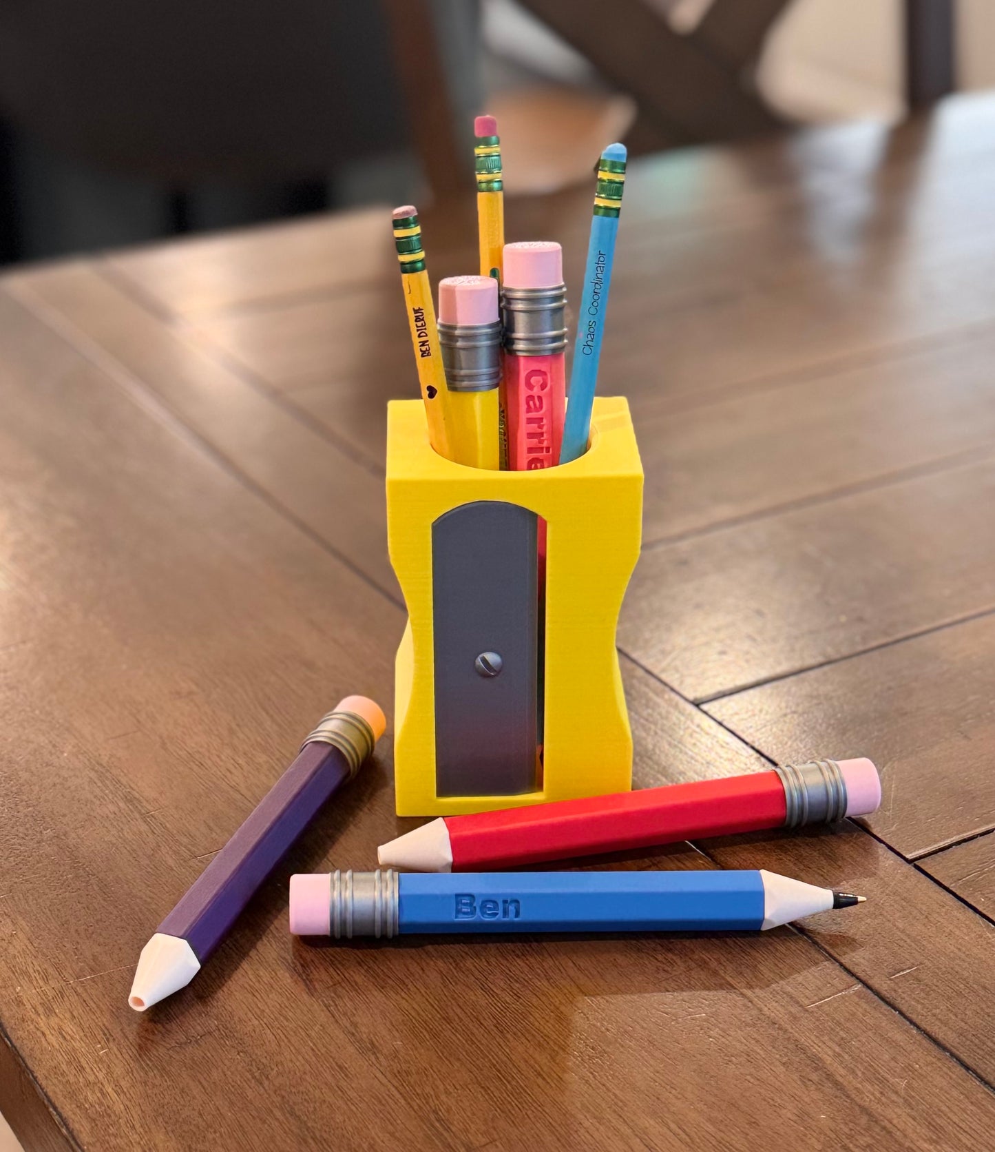 3D Printed Pencil Sharpener Pencil Holder