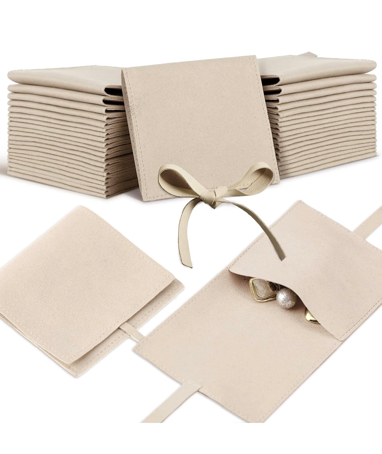 Personalized Microfiber Jewelry Pouch