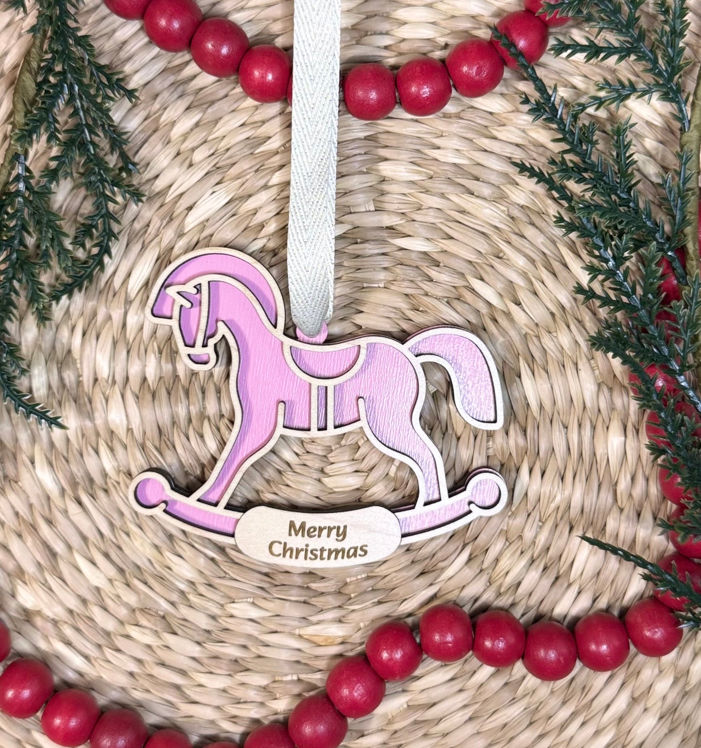 Personalized Rocking Horse Ornament