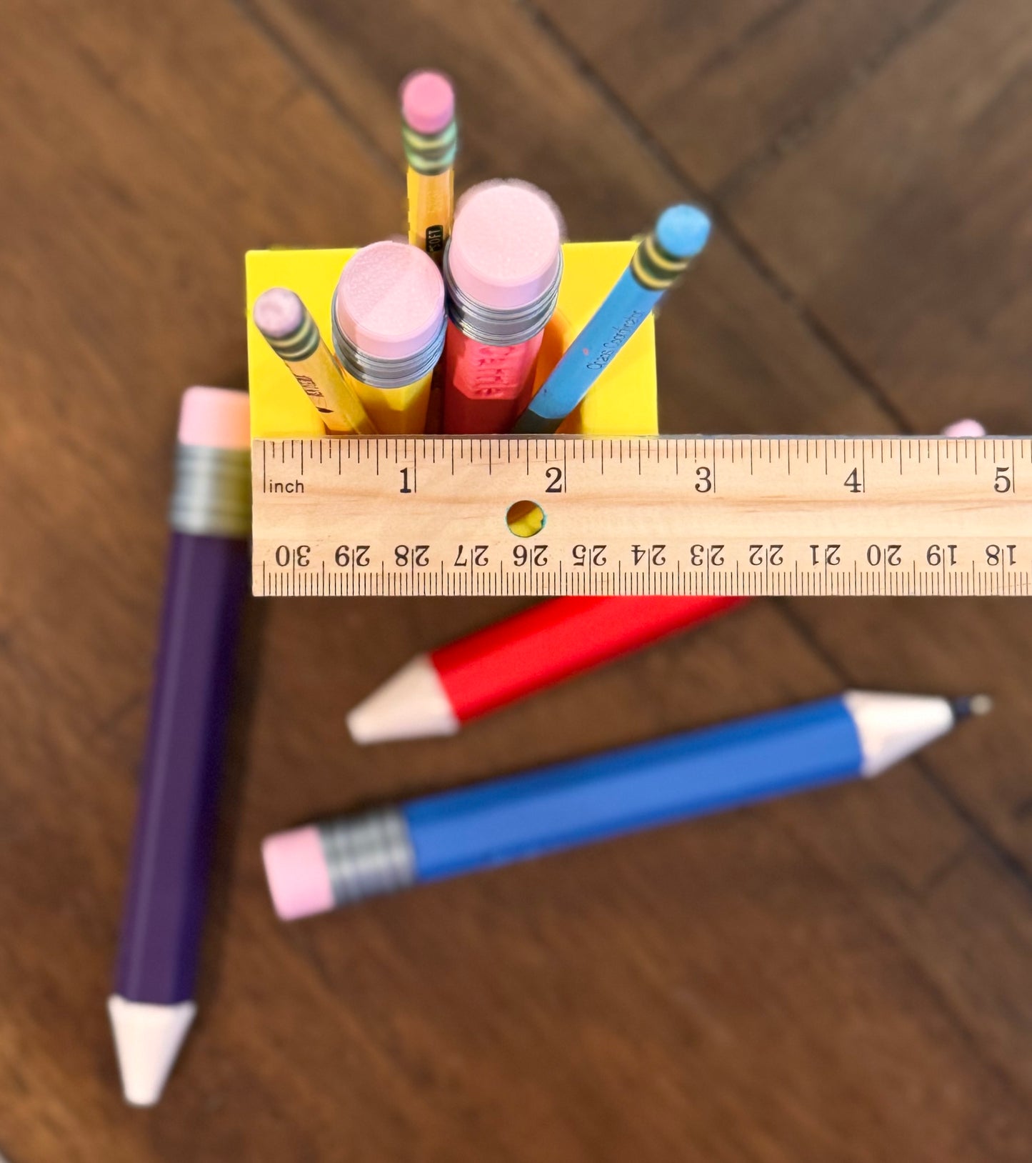 3D Printed Pencil Sharpener Pencil Holder