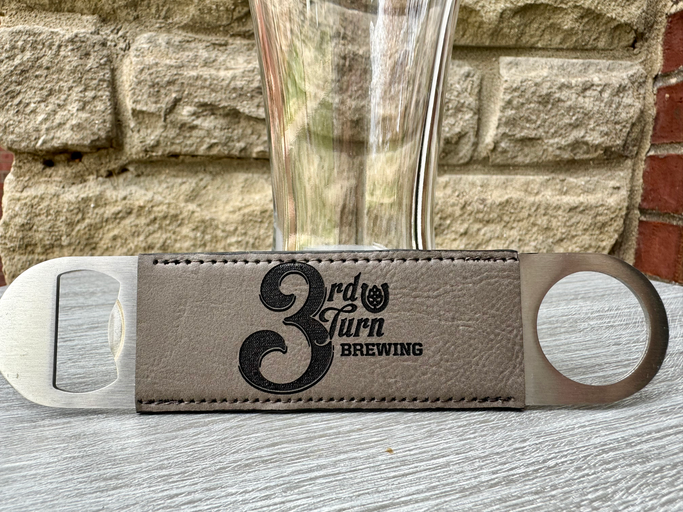 Personalized Leatherette Bottle Opener