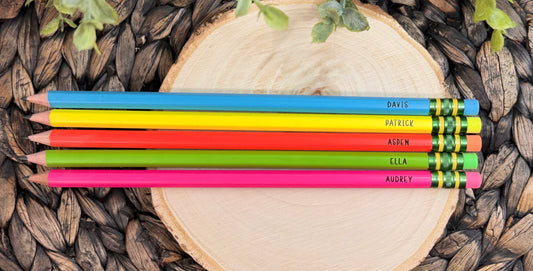 Personalized Ticonderoga Engraved Pencils