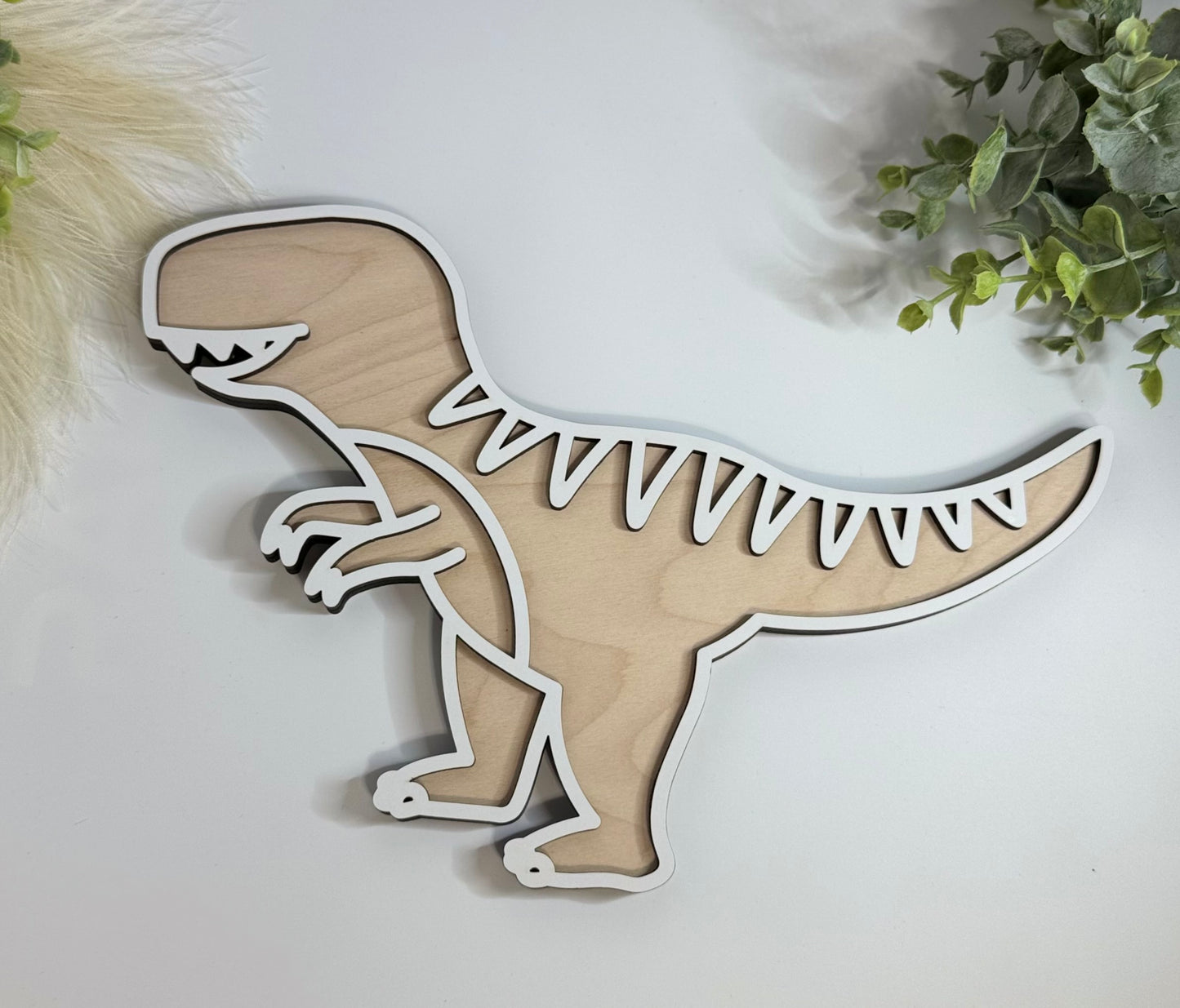 Wooden Dinosaur Signs