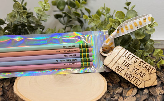 Personalized Ticonderoga Engraved Teacher Pencils