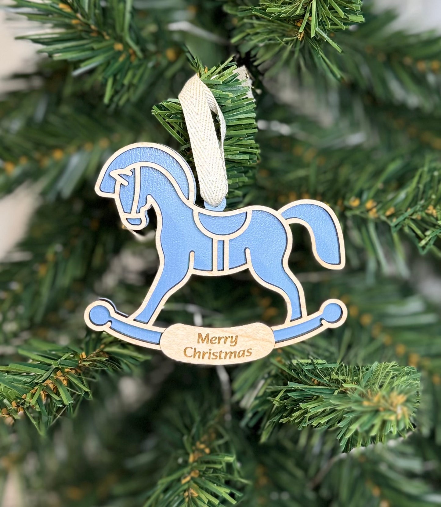 Personalized Rocking Horse Ornament