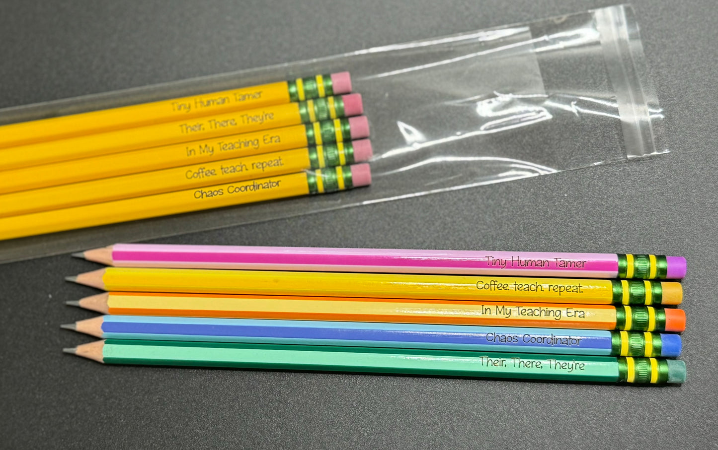 Personalized Engraved Teacher Pencils