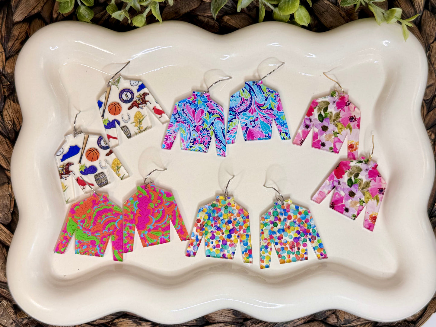 Jockey Silk Earrings