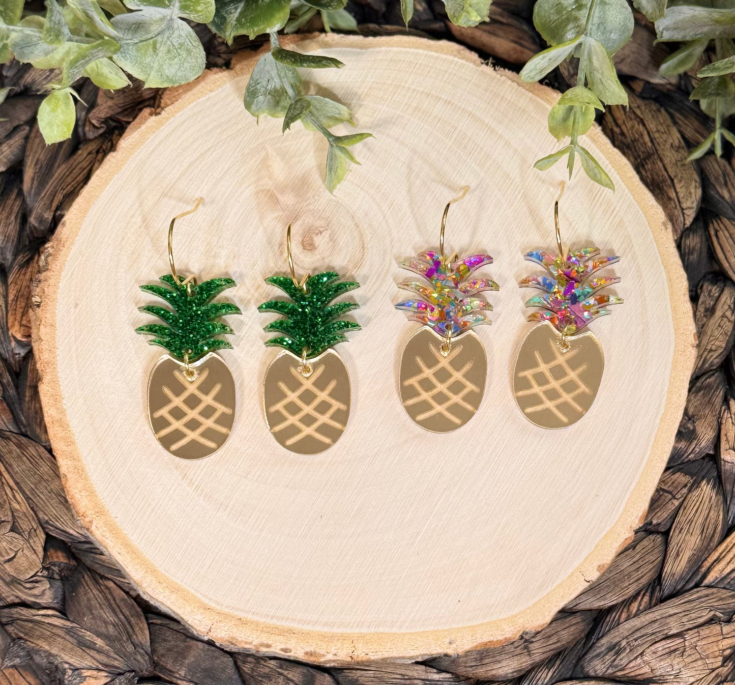 Pineapple Dangle Earrings